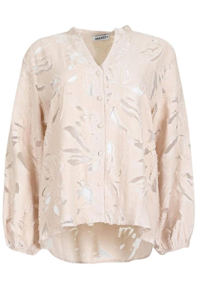 NINA B BLOUSE SU25 20 003 SAND